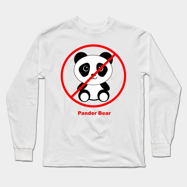 BAD PANDA Long Sleeve T-Shirt by Dat